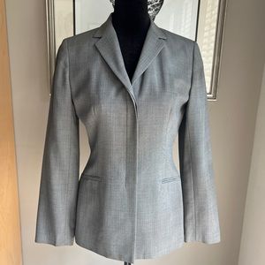 Ann Taylor herringbone blazer